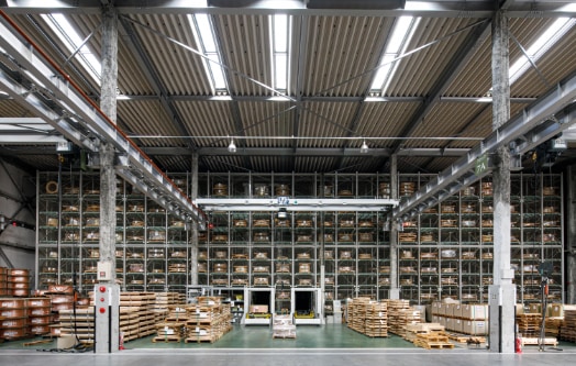 小パレット立体自動倉庫