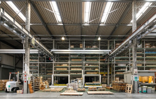 大パレット立体自動倉庫