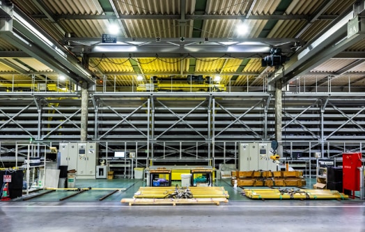 長尺立体自動倉庫